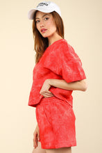 Load image into Gallery viewer, VERY J Quilted Washed Crop Top and Shorts Set