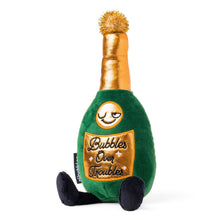 Load image into Gallery viewer, Cute Champagne Novelty Plushie, Perfect Holiday Gift