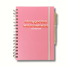 Load image into Gallery viewer, Awkward Journal (funny, gift, notebook)