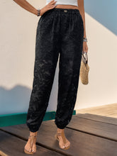Load image into Gallery viewer, Pocketed Lace Elastic Waist Pants