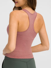 Load image into Gallery viewer, Round Neck Racerback Active Tank