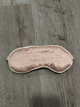 Load image into Gallery viewer, "I cry a lot but i am productive its and art" Satin Sleep Mask