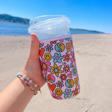 Load image into Gallery viewer, Cutie Cup Cover - Funky Floral: Large / 24oz