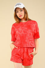 Load image into Gallery viewer, VERY J Quilted Washed Crop Top and Shorts Set