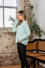 Load image into Gallery viewer, Sew In Love Full Size Wave Stripe Contrast Long Sleeve Sweater