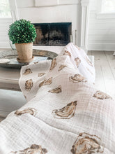 Load image into Gallery viewer, Oyster Swaddle Blanket (Unisex)