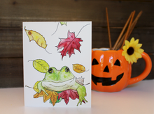 Load image into Gallery viewer, Must Be Fall! Frog Card