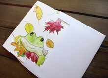 Load image into Gallery viewer, Must Be Fall! Frog Card