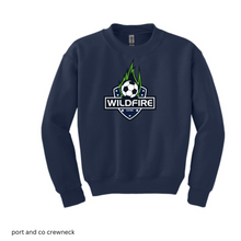 Load image into Gallery viewer, CCSC-WILDFIRE- Port and co unisex adult crewneck-navy
