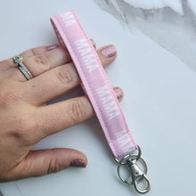Load image into Gallery viewer, mama pink keychain
