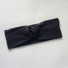 Load image into Gallery viewer, Black Soft Stretch Headband
