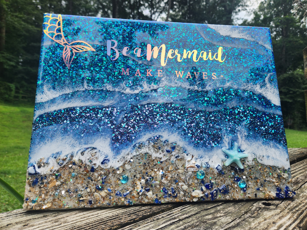 Mermaid Beach on Canvas