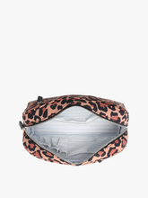 Load image into Gallery viewer, Neoprene Striped Cosmetic Bag: Camo-Grey
