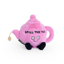 Load image into Gallery viewer, &quot;Spill The Tea&quot; Plush Teapot  Soft Cuddly Toy Funny Cute
