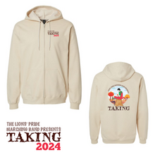 Load image into Gallery viewer, LHSIMB- TAKING- unisex zip up sweatshirt
