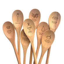 Load image into Gallery viewer, I&#39;m Only Here To Stir The Pot - Beechwood Serving Spoon
