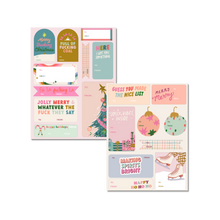 Load image into Gallery viewer, Holiday Gift Label Sticker Sheets: Merry Fucking Christmas!
