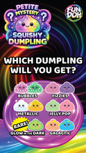 Load image into Gallery viewer, Mini Petite glitter Dumpling 2.5" fidget- IN STORE JUNE 14- PRE ORDER
