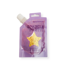 Load image into Gallery viewer, pink-SPARKLE PARTY HAIR AND BODY GEL - SINGLE PACKS: PINK HEARTS
