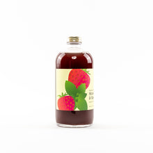 Load image into Gallery viewer, Strawberry &amp; Basil Cocktail and Mocktail Mixer, 16 fl oz
