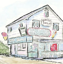 Load image into Gallery viewer, Dumsers Dairyland watercolor 8 x 10
