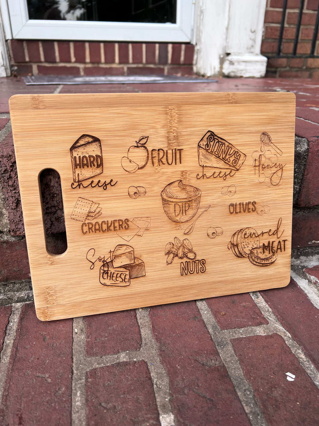Charcuterie board , cheese map