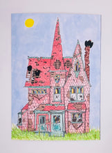 Load image into Gallery viewer, &quot;Happy Haunted House&quot; giclee print
