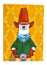 Load image into Gallery viewer, &quot;Yeehaw Otter&quot; giclee print
