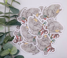 Load image into Gallery viewer, &quot;Rhino on a Trike&quot; stickers
