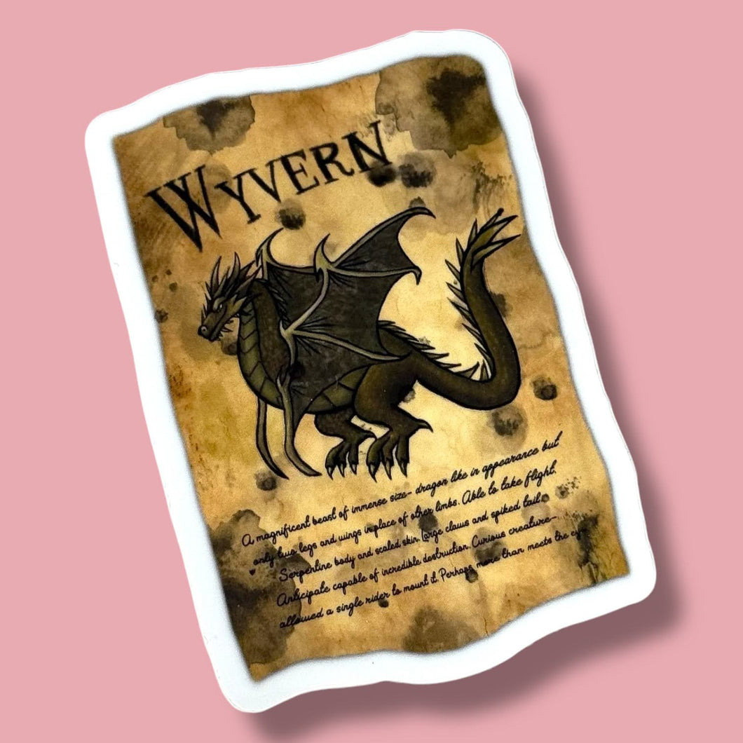 Wyvern Field Guide Sticker