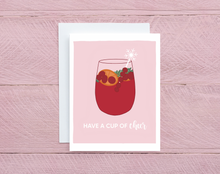 Load image into Gallery viewer, Have a Cup of Cheer Christmas Card
