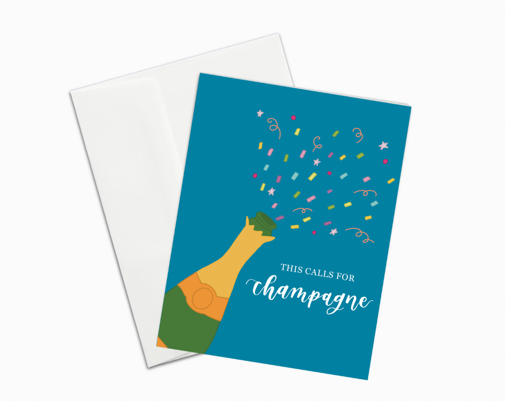 This Calls for Champagne Card