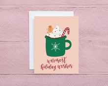 Load image into Gallery viewer, Warmest Holiday Wishes Card
