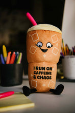 Load image into Gallery viewer, Plush Iced Coffee - I run on caffeine
