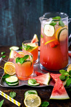 Load image into Gallery viewer, Strawberry &amp; Basil Cocktail and Mocktail Mixer, 16 fl oz
