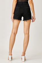 Load image into Gallery viewer, RISEN Frayed Hem Denim Shorts with Fringe Detail Pockets
