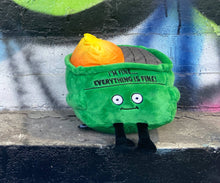 Load image into Gallery viewer, Dumpster Fire Plushie Meme - BESTSELLER
