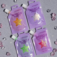 Load image into Gallery viewer, green-SPARKLE PARTY HAIR AND BODY GEL - SINGLE PACKS: GREEN ROCKETS
