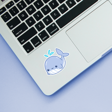 Load image into Gallery viewer, Happy Whale Sticker
