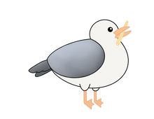 Load image into Gallery viewer, Seagull Sticker
