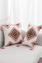 Load image into Gallery viewer, 4 Picks Geometric Graphic Tassel Pillow Cover

