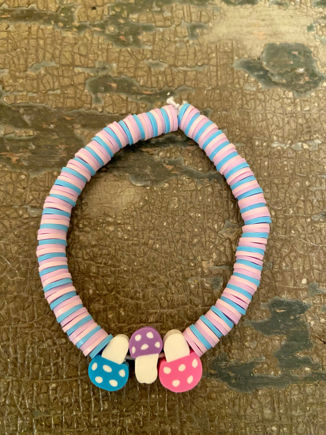 Pastel Mushroom Bracelet