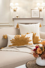 Load image into Gallery viewer, Sun Graphic Tassel Pillow Cover
