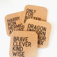 Load image into Gallery viewer, Wizard Fandom Coaster Set
