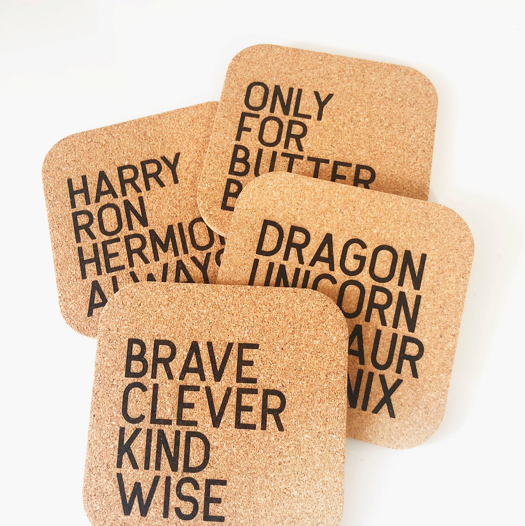 Wizard Fandom Coaster Set