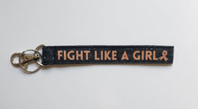 Load image into Gallery viewer, Fight like a Girl keychain
