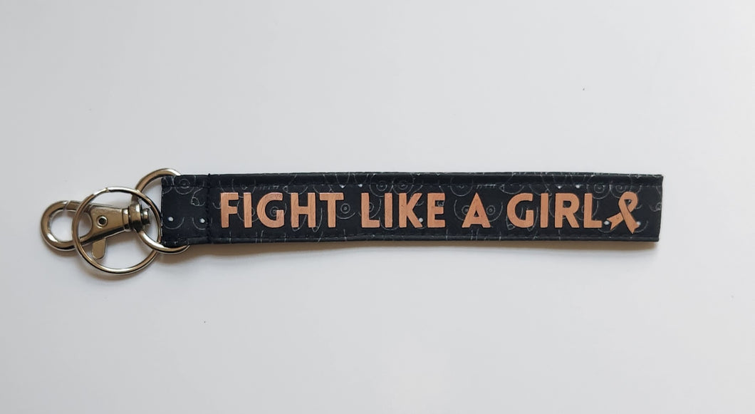 Fight like a Girl keychain
