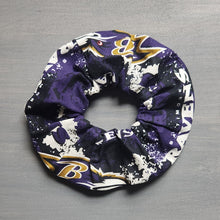 Load image into Gallery viewer, Football flock Scrunchie
