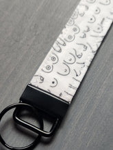 Load image into Gallery viewer, itty bitty titty keychain - white
