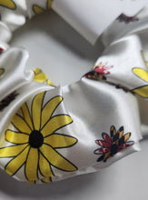 Load image into Gallery viewer, Black Eyed Susan Maryland Flag Satin Scrunchie
